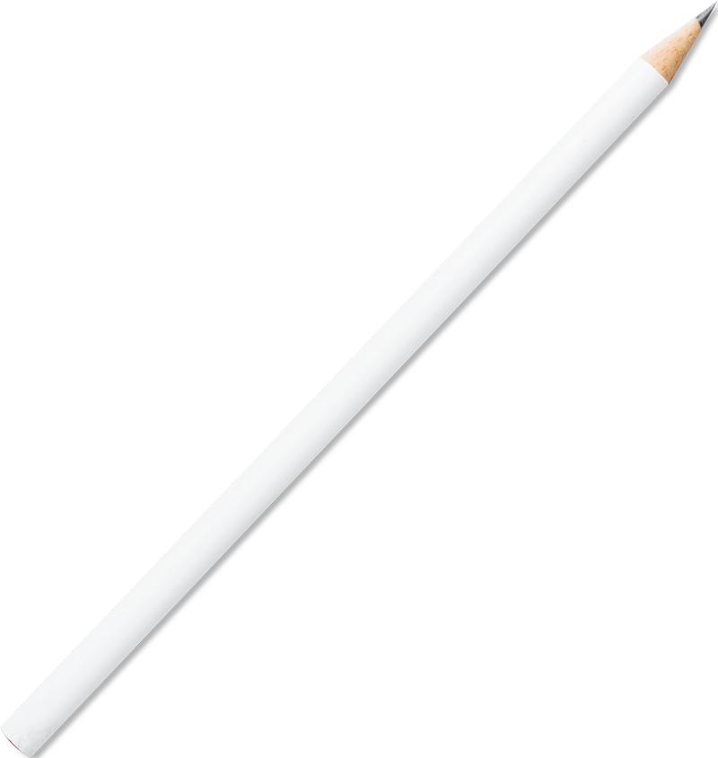 Weißer Bleistift